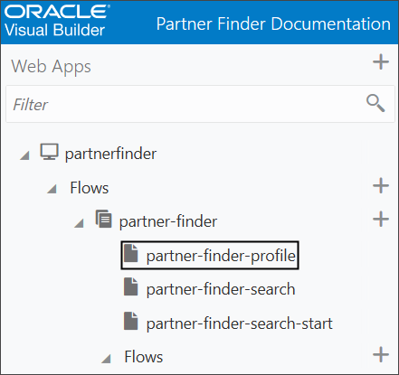 This is a screenshot of the values to select to update the partner-finder-profile flow.