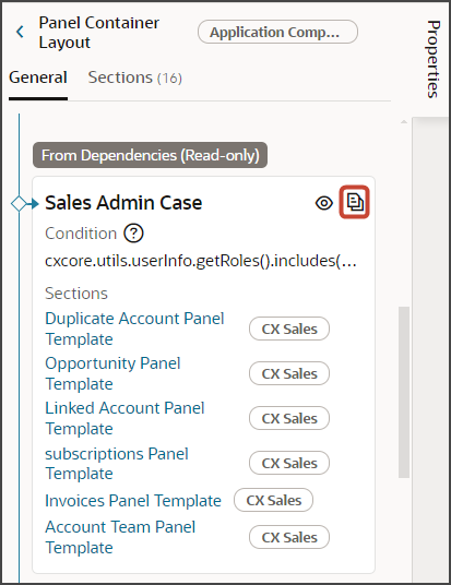 This screenshot illustrates how to duplicate a panel layout.