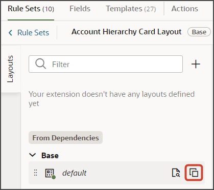 This is a screenshot of how to duplicate a base layout.