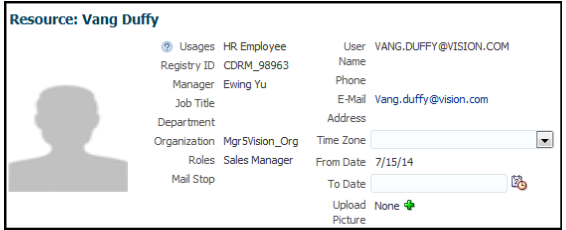 Resource Directory Details of Vang Duffy