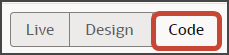Code button