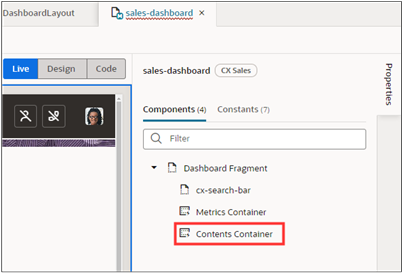 Contents Container link