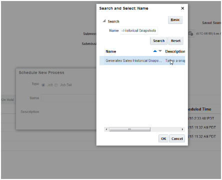Search and select