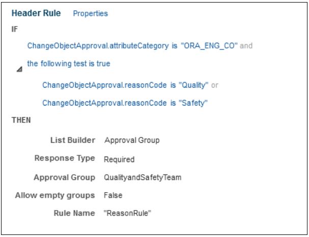 Image that shows the approval rule added in BPM Worklist.