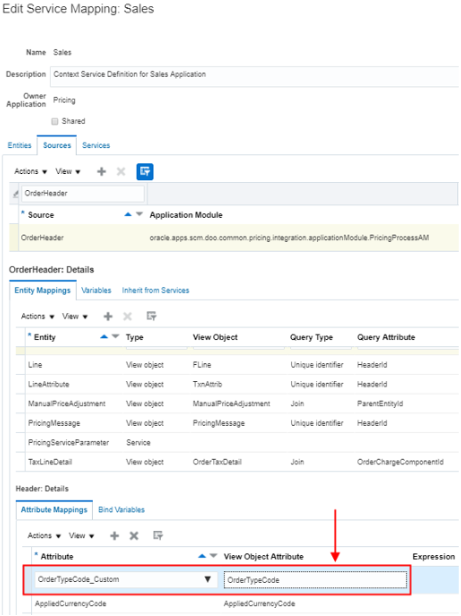 assigning on edit service mapping page