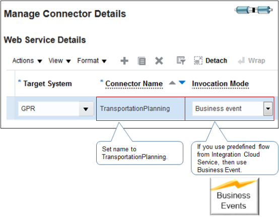 set up a connector on page Manage Connector Details.