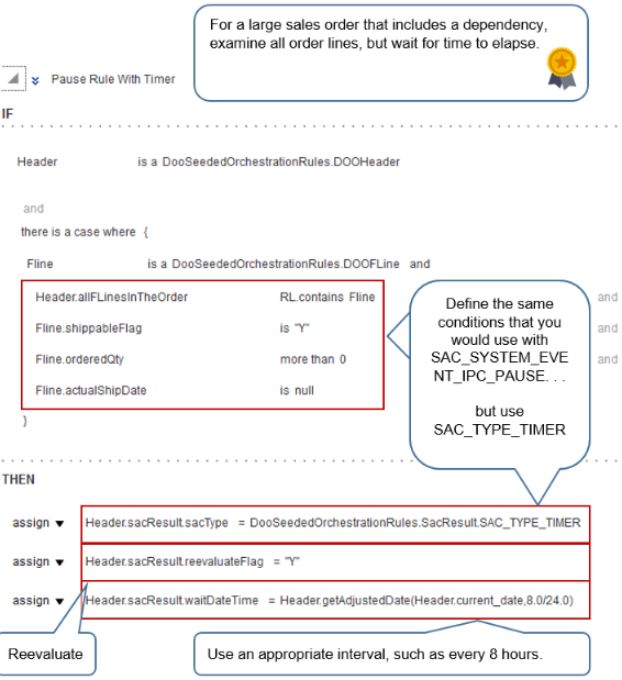 rule that Pauses Large Sales Orders