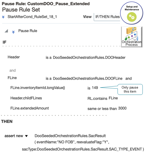 add a pause task on the orchestration step that happens after a step that does the shipping task and before the step that does an invoicing task.