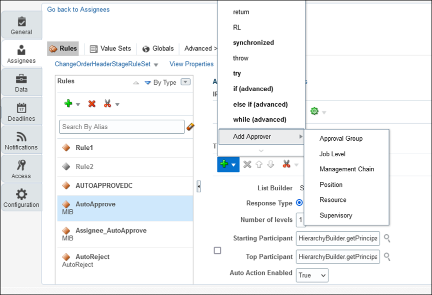 How you add an approver