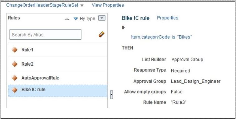 Image that shows the approval rule added in BPM Worklist.