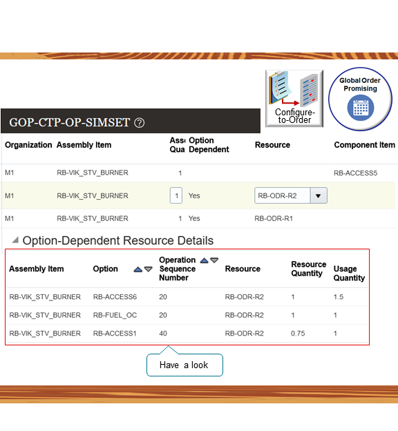 Examine the output in the simulation set.