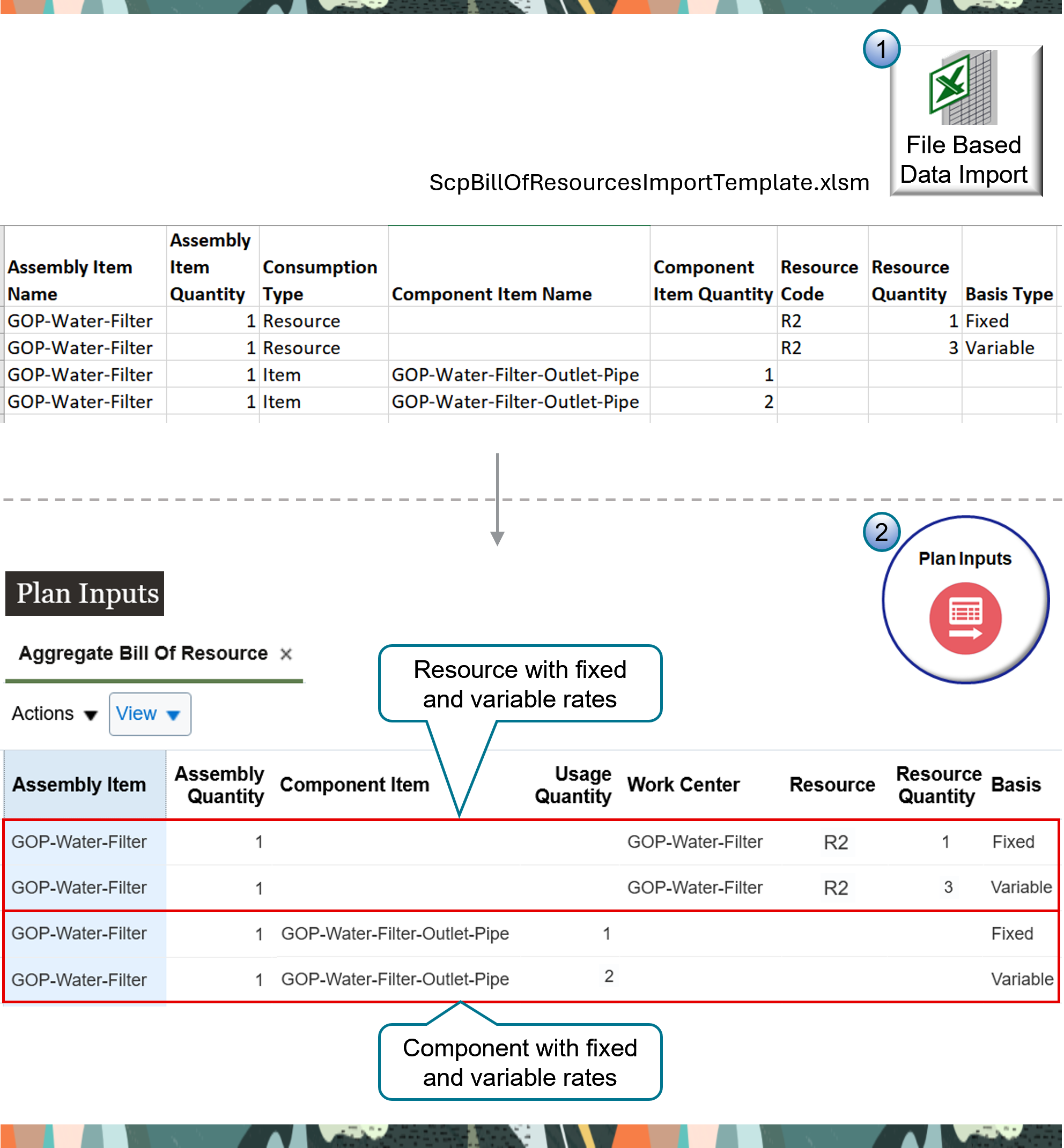 You can also import them through file-based data import (FBDI) instead.