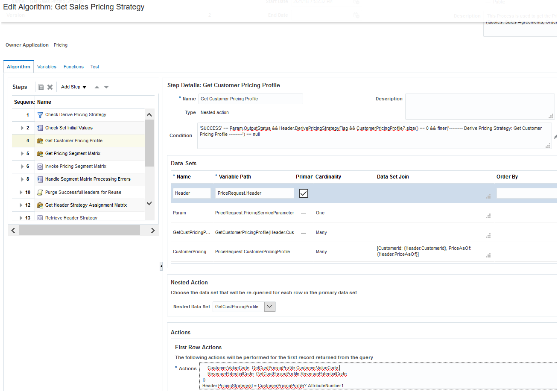 modification in the Get Sales Pricing Strategy pricing algorithm