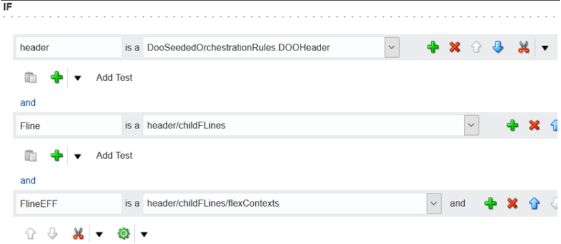statement that establishes the object hierarchy