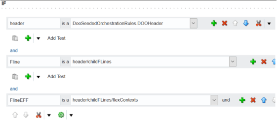 statement that establishes the object hierarchy