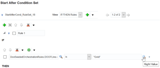 part of a business rule