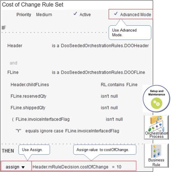 Rule for Cost of Change