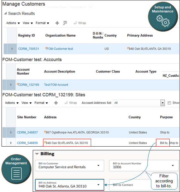 Set the Purpose on the account site.