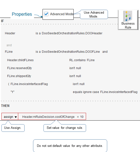 defining a Cost of Change Rule