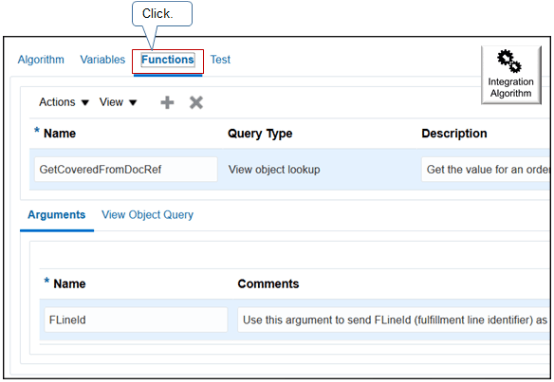 the Get Order Line Details Custom function.