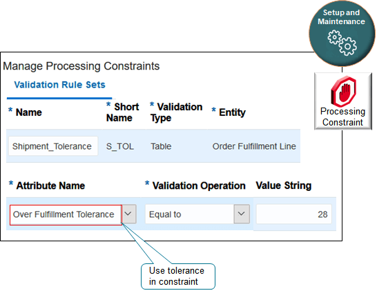 Use tolerances in a rule