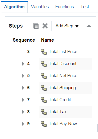 sequence On the Edit Algorithm page