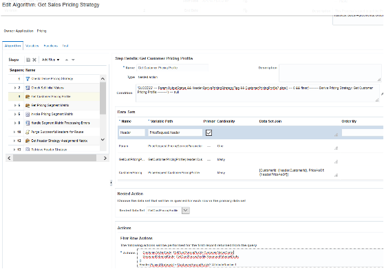 modification in the Get Sales Pricing Strategy pricing algorithm