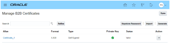 Improve security and reliability using digital certificates to establish keys for encryption and decryption of B2B messages that you exchange with trading partners.