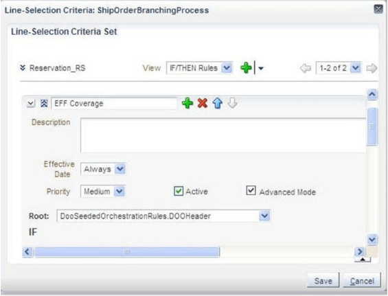 dialog Line-Selection Criteria