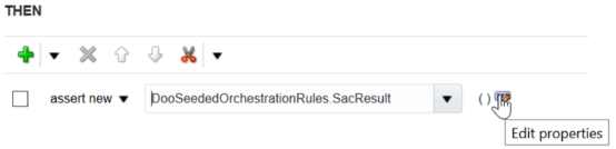 part of a business rule