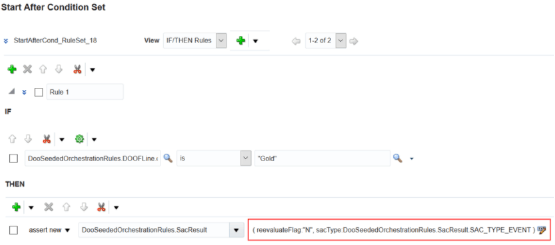 part of a business rule