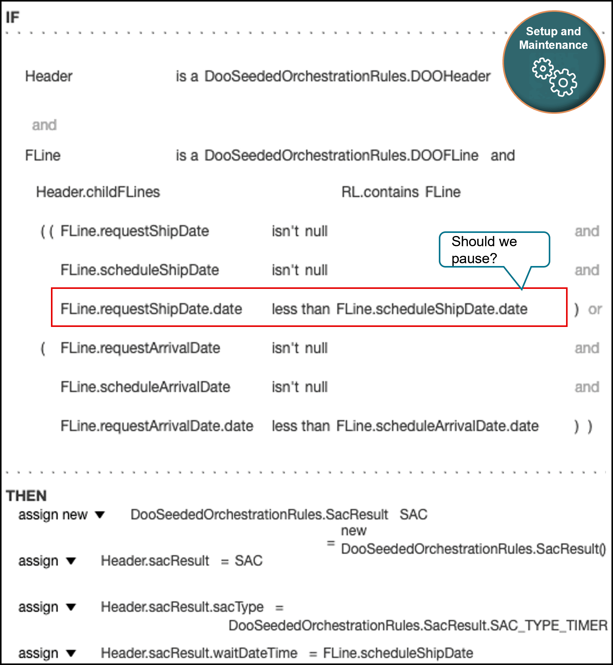 Here's the code that determines whether to pause.