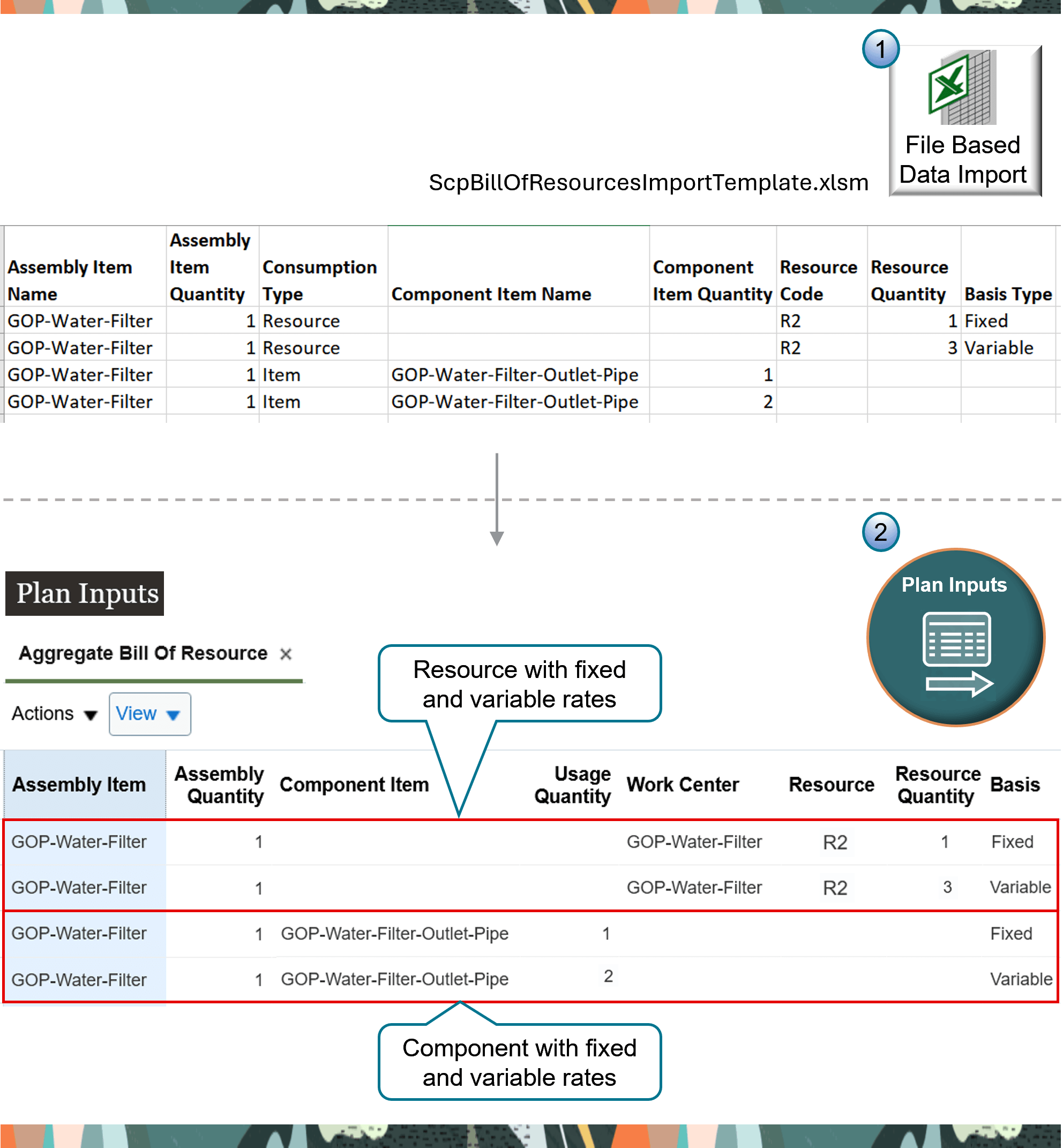 You can also import them through file-based data import (FBDI) instead.