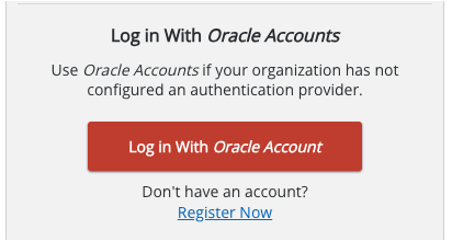 Image showing the Register Now link in the Oracle Health Wiki