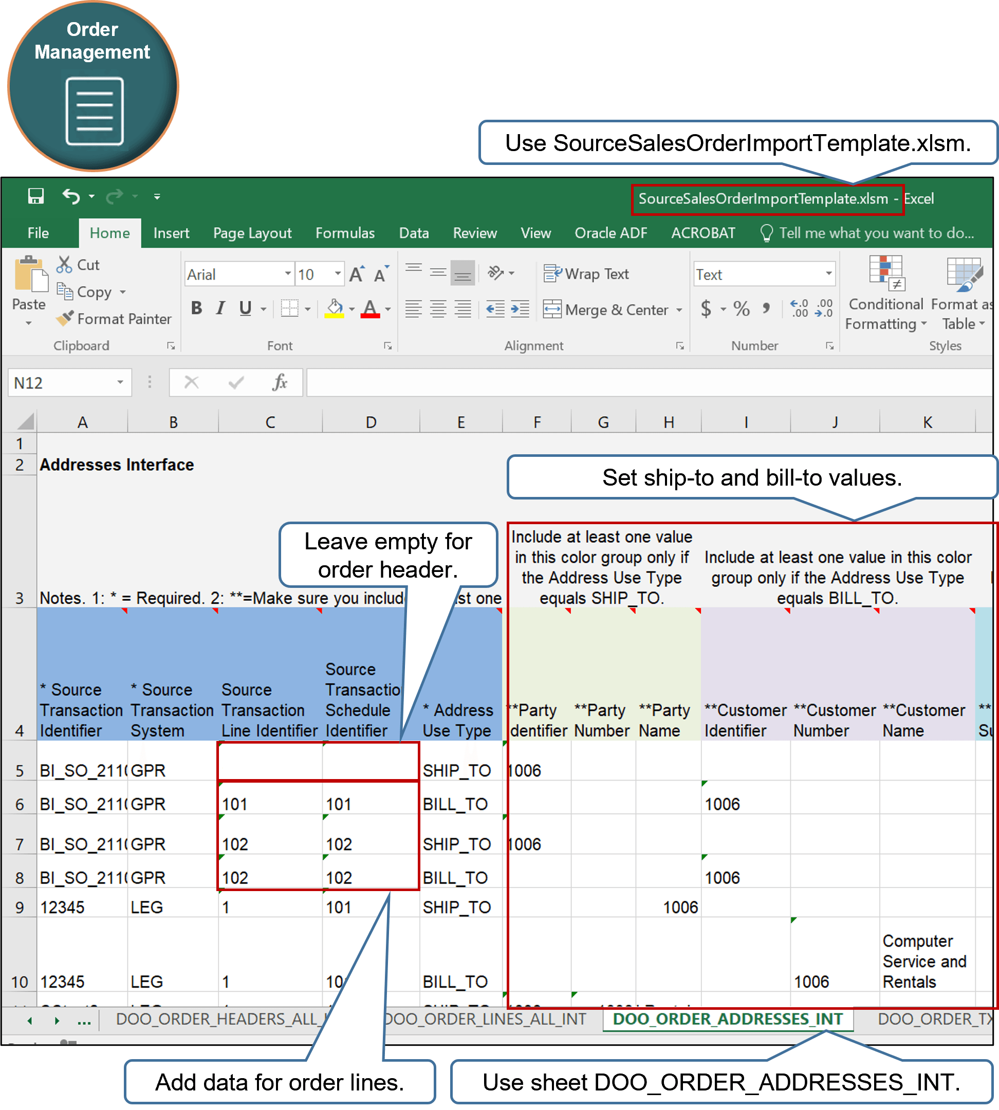 order import template SourceSalesOrderImportTemplate.xlsm.