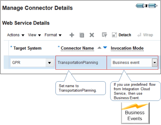 set up a connector on page Manage Connector Details.