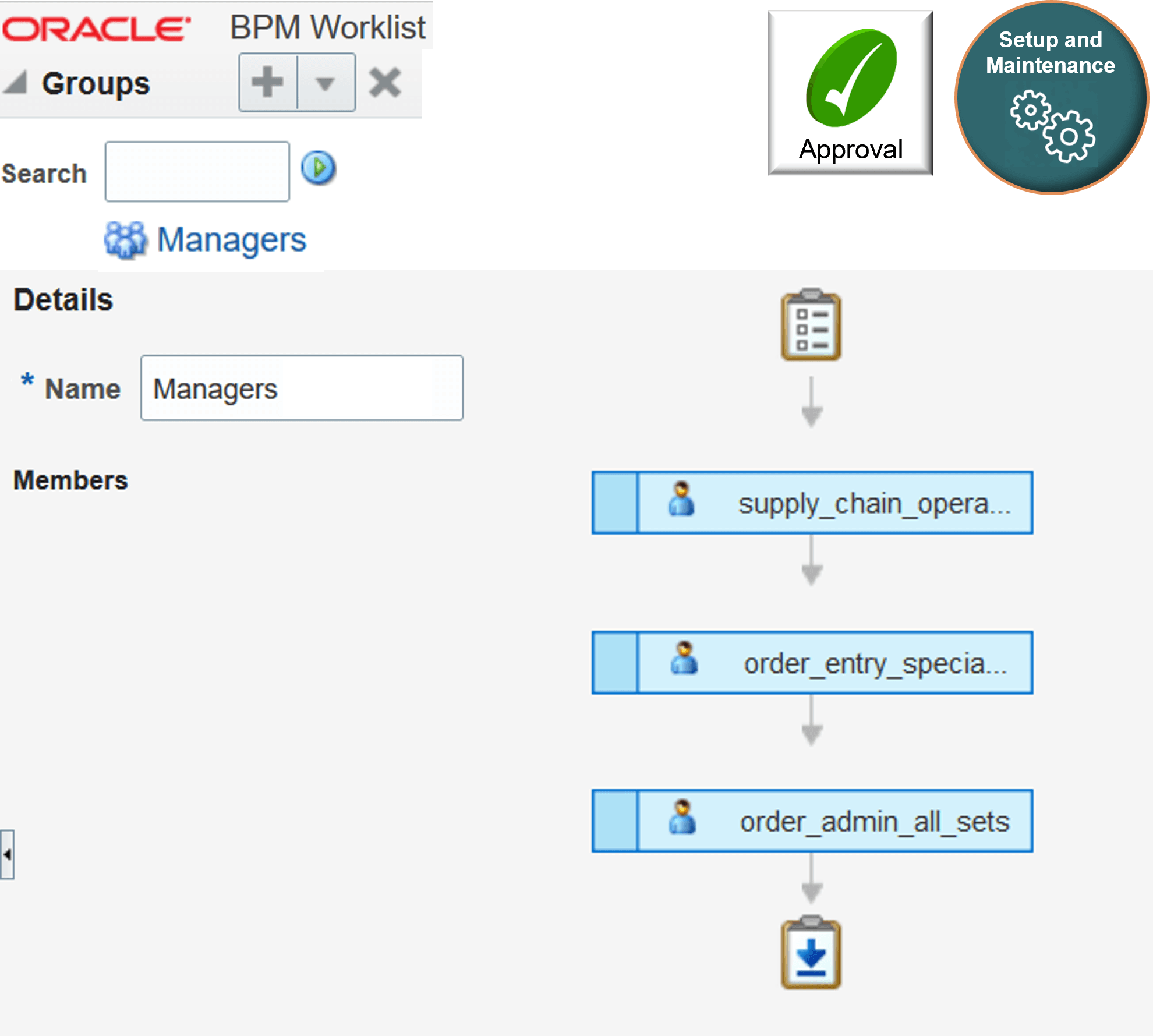 verify your group. It should look like this.