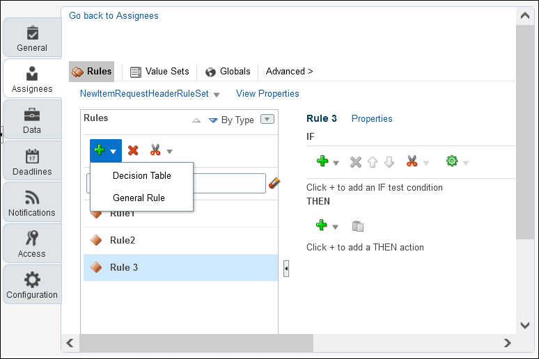 How you create the approval rule for new item requests