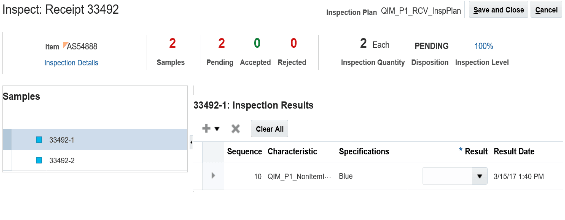 Inspect page layout and fields