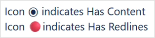 Presence indicator icons appear in the tabs on an affected object