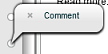 The image shows an example of disabled ratings with the comments enabled.