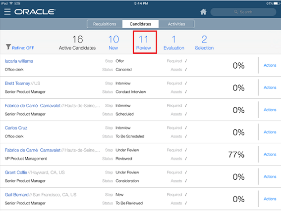 The image highlights the Review category.