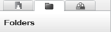 Image showing the Folders tab.