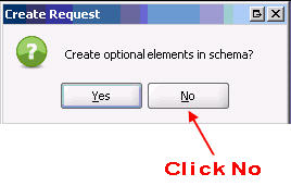 Image showing the Create Request window.