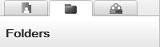 Image showing the Folders tab.