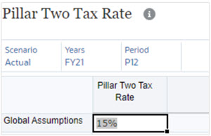 Enter Pillar Two Tax Rate