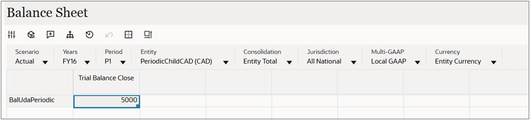 Child Entity PeriodicChildCAD Entity Currency