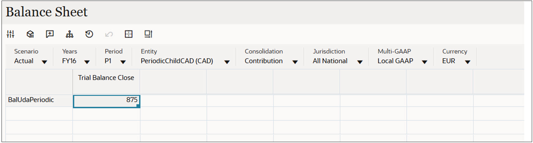 Child Entity PeriodicChildCAD Contribute (after 50% ownership)