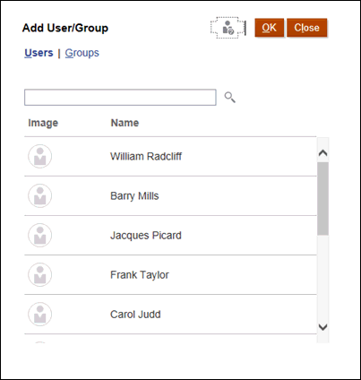 Add User or Group dialog box