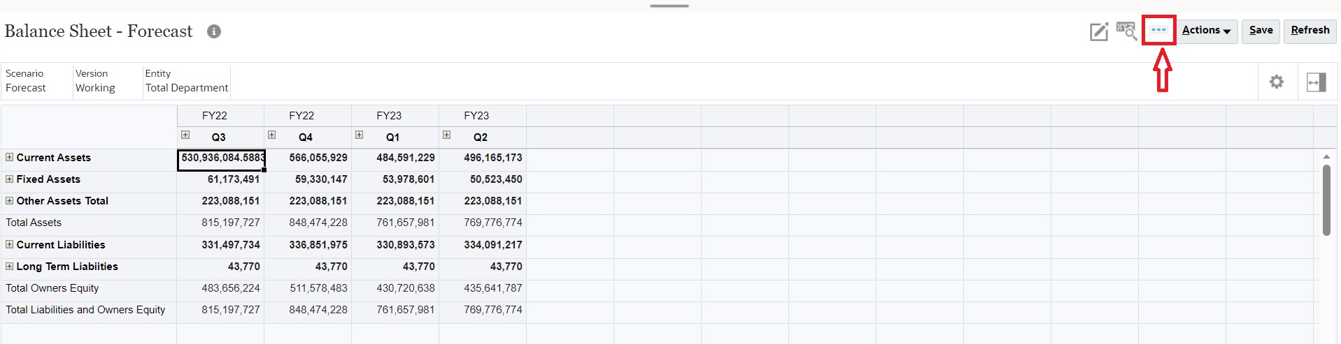 Form with status indicator Form with status indicator